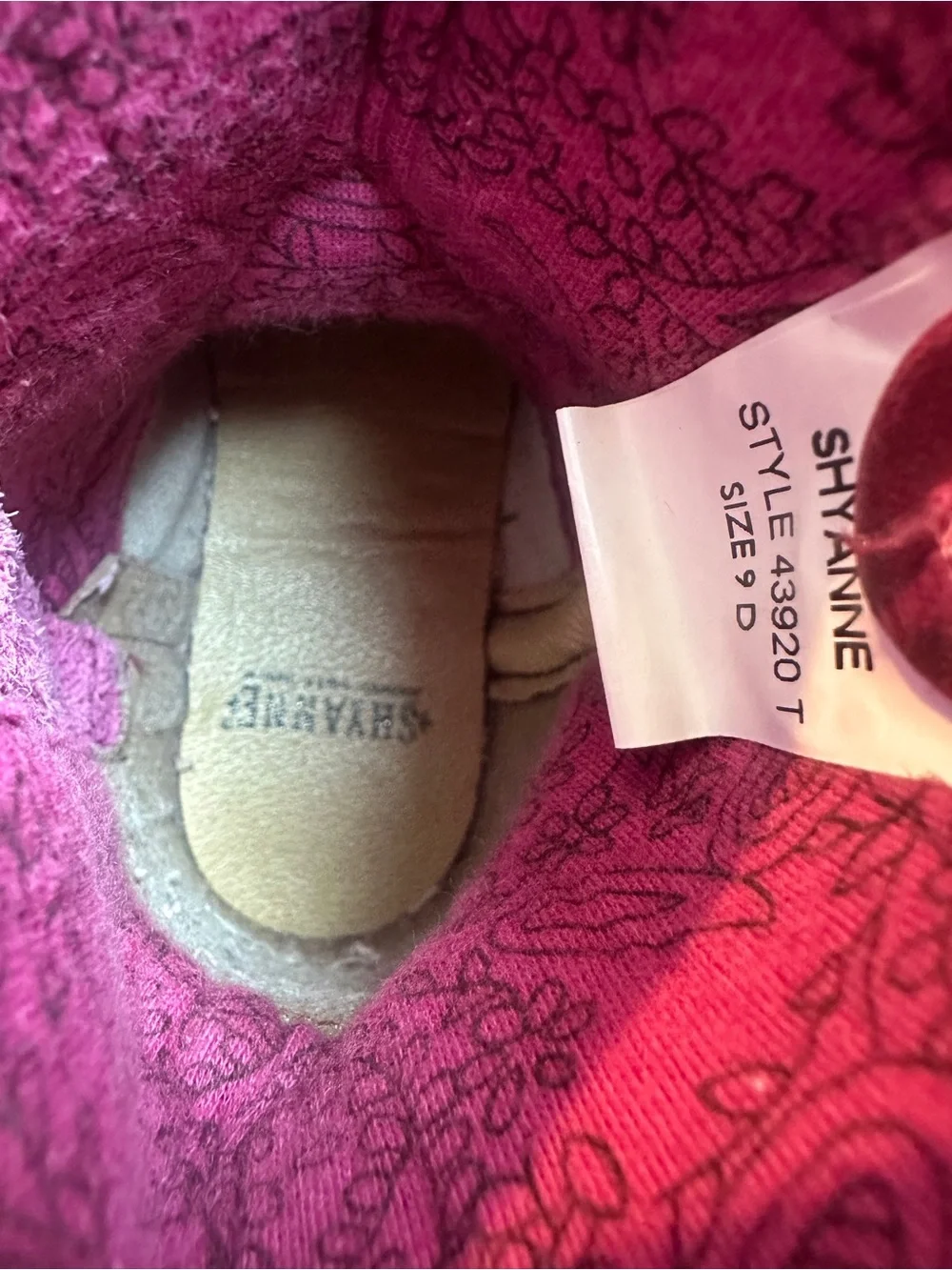 Ariat kids’ size
